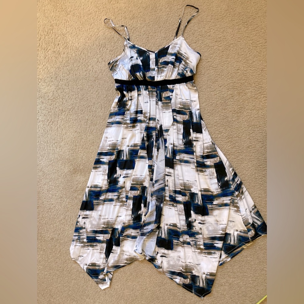Simply Vera Summer Asymmetrical Dress w/Pockets